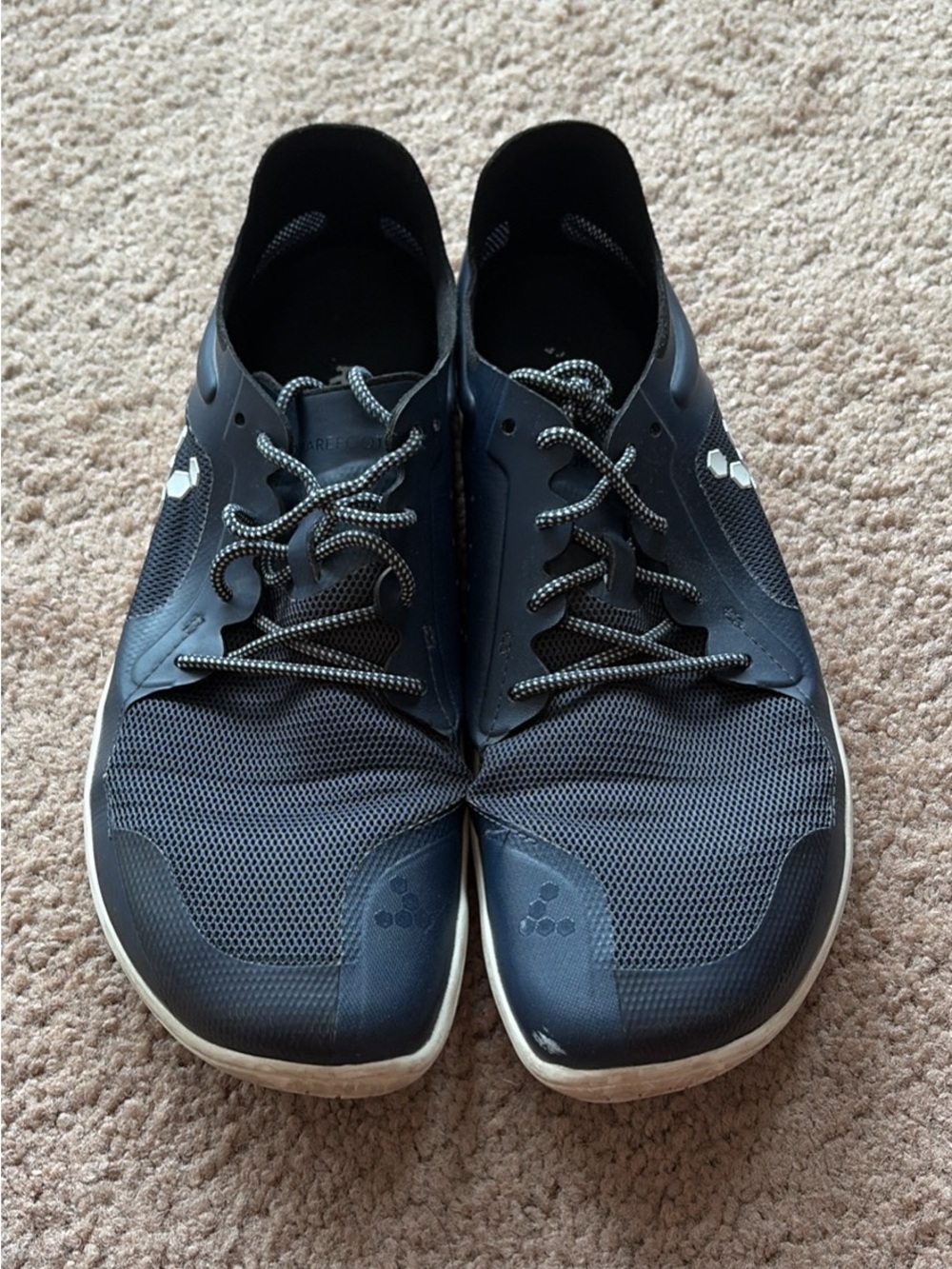 Vivo Barefoot Women's Navy Blue Athletic Lace-Up Sneakers